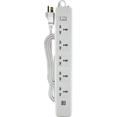 Royu REDEC625 (5-Gang) 1 Master Switch  & 2 USB Ports | Royu by KHM Megatools Corp.